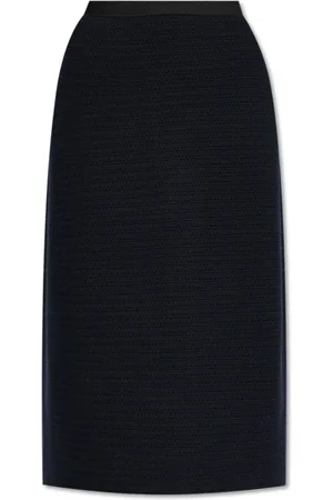 Fabiana Filippi Dames, Rokken, Blauw, Maat: M Wol