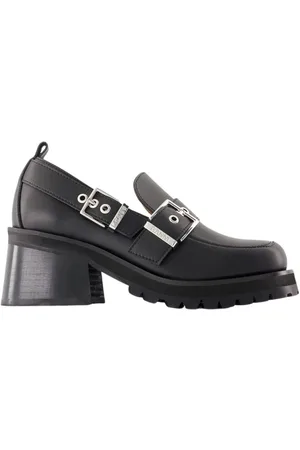 Ganni Dames, Schoenen, Zwart, Maat: 39 EU Leer