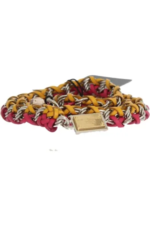Dolce & Gabbana Dames, Accessoires, Veelkleurig, Maat: M Leer