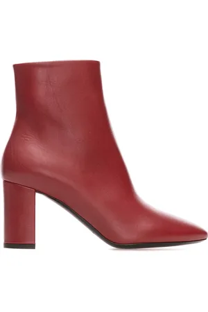 Saint Laurent Dames, Schoenen, Rood, Maat: 36 1/2 EU Leer