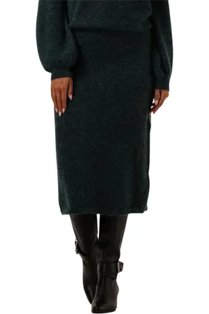 POM Amsterdam Dames, Rokken, Groen, Maat: XS