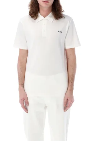 A.P.C. Heren, Tops, Wit, Maat: M Katoen