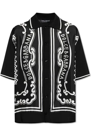 Dolce & Gabbana Heren, Overhemden, Zwart, Maat: L