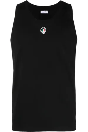 Dolce & Gabbana Heren, Tops, Zwart, Maat: S Katoen