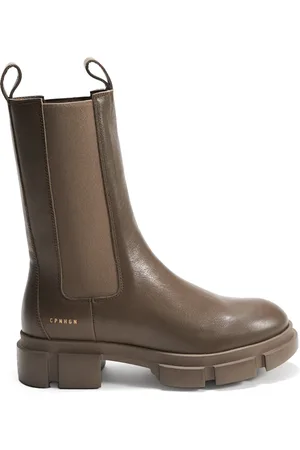 &Copenhagen Dames, Schoenen, Groen, Maat: 36 EU Leer