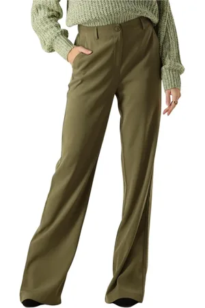 Ydence Dames, Broeken, Groen, Maat: 2XL