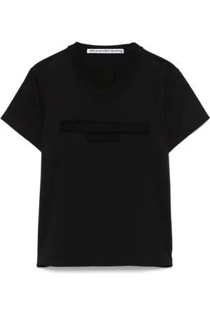 Alexander Wang Dames, Tops, Zwart, Maat: S Katoen