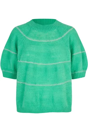 Lollys Laundry Dames, Truien, Groen, Maat: XS Wol
