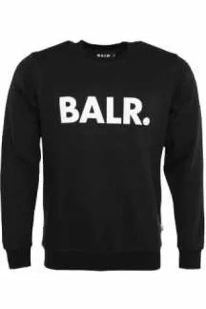 BALR. Heren, Sweatshirts & Hoodies, Zwart, Maat: XL