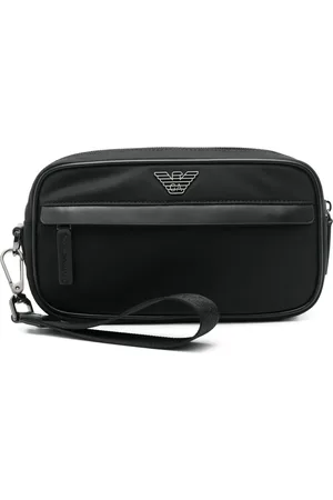 Emporio Armani Heren, Tassen, Zwart, Maat: ONE Size