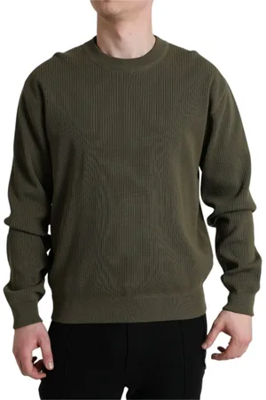 Dolce & Gabbana Heren, Truien, Groen, Maat: M Katoen