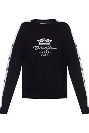 Dolce & Gabbana Heren, Sweatshirts & Hoodies, Zwart, Maat: S Katoen