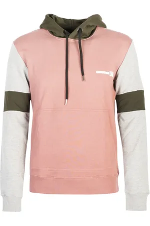 Les Hommes Heren, Sweatshirts & Hoodies, Roze, Maat: 2XL Katoen