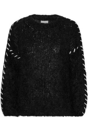 American Dreams Dames, Truien, Zwart, Maat: S/M Mohair