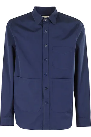 Aspesi Heren, Overhemden, Blauw, Maat: XL Katoen