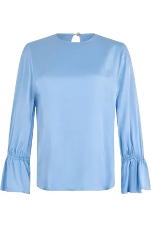 Liu Jo Dames, Blouses & Shirts, Blauw, Maat: S