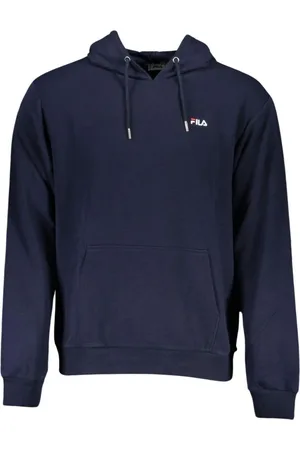 Fila Heren, Sweatshirts & Hoodies, Blauw, Maat: M Katoen