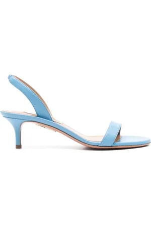 Aquazzura Dames, Schoenen, Blauw, Maat: 36 EU Leer