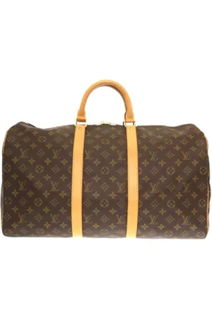 LOUIS VUITTON Dames, Pre-owned, Bruin, Maat: ONE Size Tweed