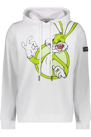 Iceberg Heren, Sweatshirts & Hoodies, Wit, Maat: XL Katoen