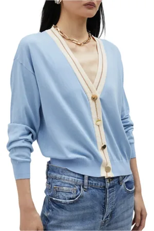 Lola Casademunt Dames, Truien, Blauw, Maat: XL Katoen