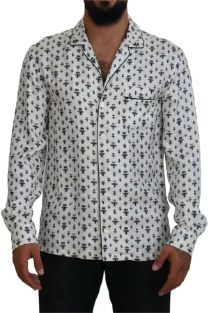Dolce & Gabbana Heren, Nachtkleding & Lounge, Wit, Maat: XL Linnen