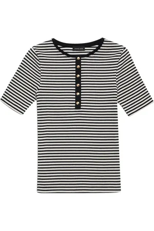 ANINE BING Dames, Tops, Zwart, Maat: S