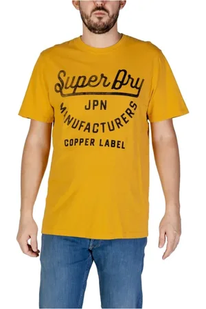 Superdry Heren, Tops, Oranje, Maat: S Katoen