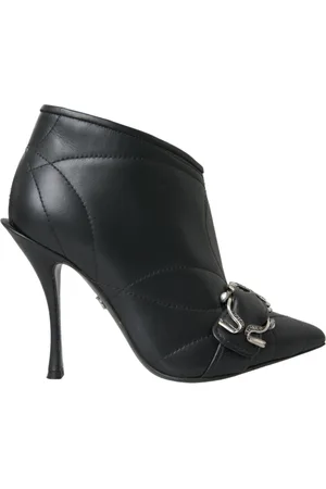 Dolce & Gabbana Dames, Schoenen, Zwart, Maat: 36 EU Leer