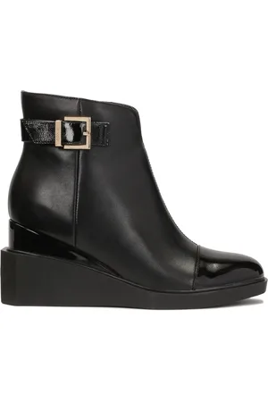 Kazar Dames, Schoenen, Zwart, Maat: 38 EU Leer