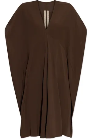 Rick Owens Dames, Jurken, Bruin, Maat: S Zijde