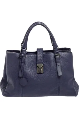 Bottega Veneta Dames, Pre-owned, Blauw, Maat: ONE Size Leer