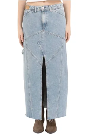 Replay Dames, Rokken, Blauw, Maat: W26 Denim