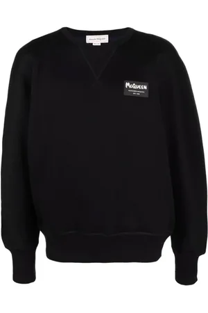 Alexander McQueen Heren, Sweatshirts & Hoodies, Zwart, Maat: XS Katoen