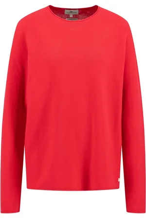 Fynch-Hatton Dames, Truien, Rood, Maat: XL Katoen