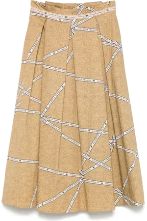 Elisabetta Franchi Dames, Rokken, Bruin, Maat: M