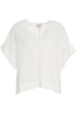 8PM Dames, Tops, Wit, Maat: M Linnen