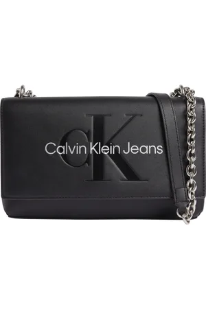 Calvin Klein Dames, Tassen, Zwart, Maat: ONE Size Leer