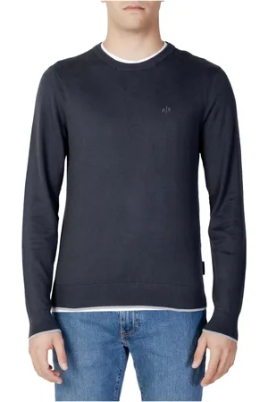 Armani Exchange Heren, Truien, Blauw, Maat: XS Katoen