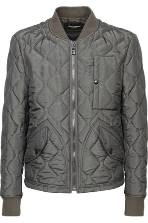 Dolce & Gabbana Heren, Jassen, Grijs, Maat: L Polyamide