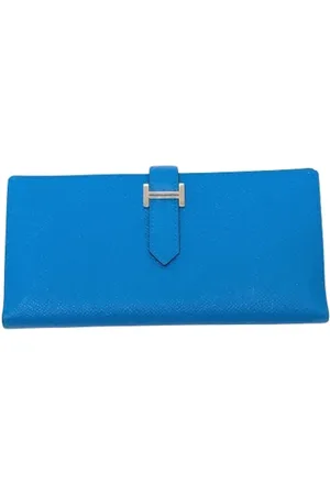 Hermès Dames, Pre-owned, Blauw, Maat: ONE Size Leer