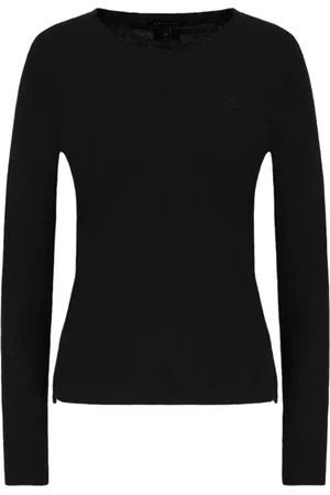 Armani Exchange Dames, Truien, Zwart, Maat: XS Katoen