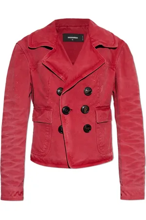 Dsquared2 Dames, Jassen, Rood, Maat: S Denim