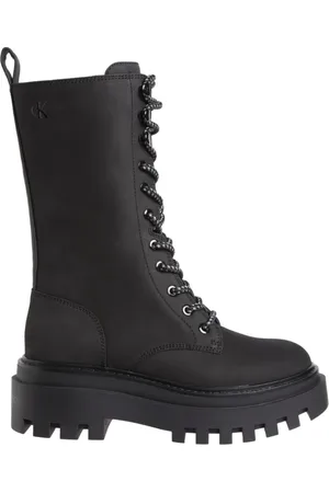 Calvin Klein Dames, Schoenen, Zwart, Maat: 40 EU Leer