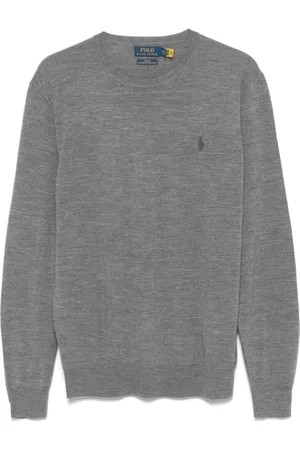 Ralph Lauren Heren, Truien, Grijs, Maat: M Wol