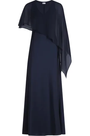 Vera Mont Dames, Jurken, Blauw, Maat: M Poliester
