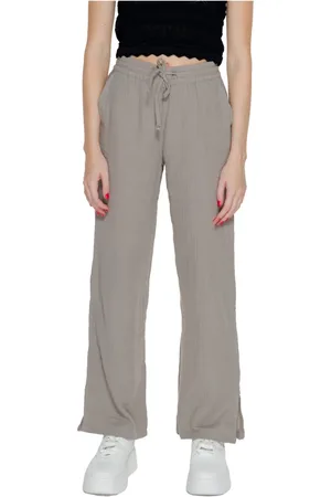 JACQUELINE DE YONG Dames, Broeken, , Maat: XL L32 Katoen