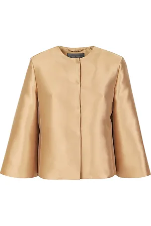 Alberta Ferretti Dames, Jassen, Bruin, Maat: M Zijde