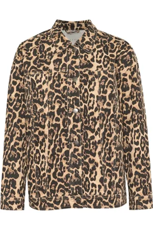 Kaffe Dames, Jassen, Bruin, Maat: M Denim