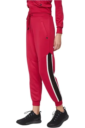 Twin-Set Dames, Broeken, Rood, Maat: L Poliester